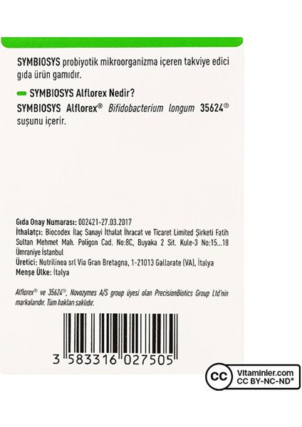 Alflorex Probiyotik 30 Kapsül fırsatları