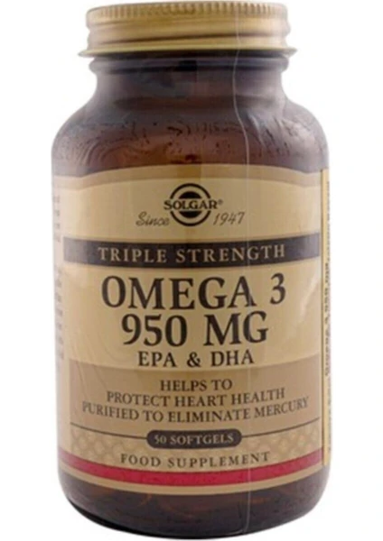 Omega-3 950 Mg 50 Kapsül