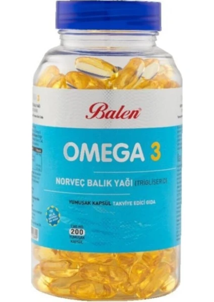 Omega 3 Norveç Balık Yağı 1380 Mg 200 Kapsül  Form