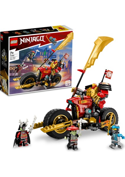 NINJAGO® Kai’nin Robot Motosikleti EVO 71783 - 7 Yaş ve Üzeri Çocuklar için Kai  Minifigürleri İçeren Yaratıcı Oyuncak Yapım Seti (312 Parça)