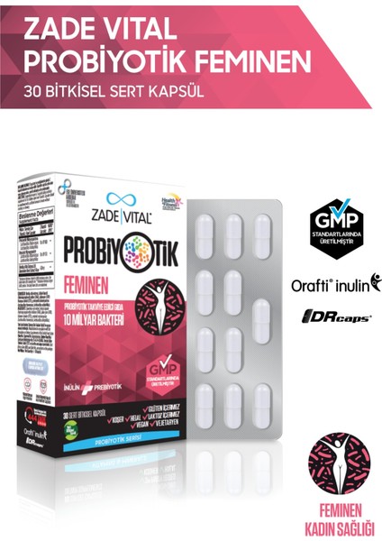 Probiyotik Feminen 30 Kapsül