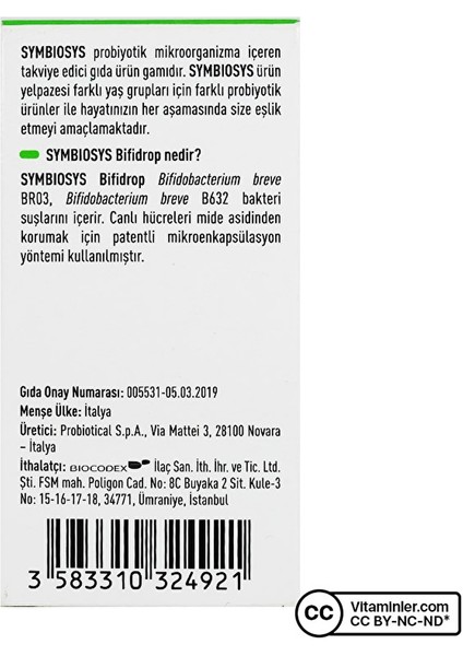 Bifidrop Probiyotik 8 Ml Damla indirimleri