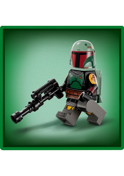 ® Star Wars Boba Fett'in Starship'i Mikro Savaşçı 75344 - 6 Yaş ve Üzeri Çocuklar için Oyuncak Yapım Seti (85 Parça)