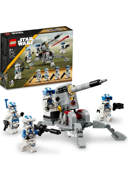 LEGO® Star Wars™ 501. Klon Trooperlar Paketi 75345 - 6 Yaş ve Üzeri Çocuklar için Oyuncak Yapım Seti (119 Parça)