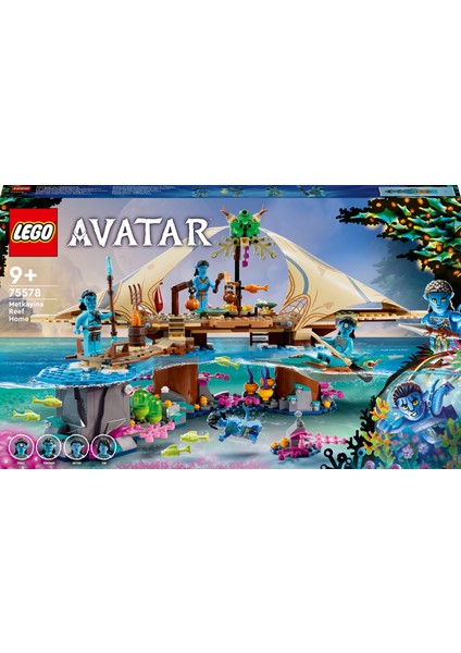 ® Avatar Metkayina Resif Evi 75578 - 9 Yaş ve Üzeri Çocuklar Için 4 Minifigür Içeren Koleksiyonluk Yaratıcı Oyuncak Yapım Seti (528 Parça)