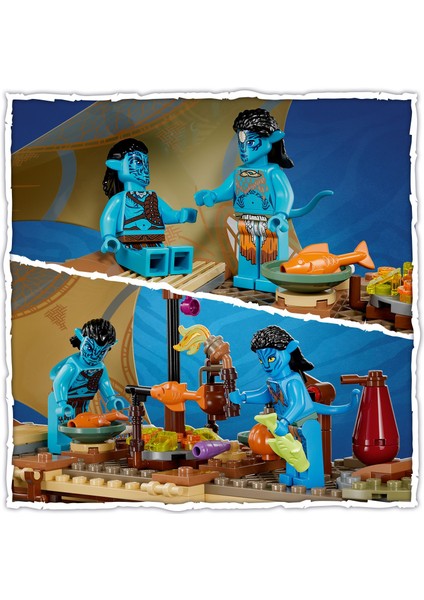 ® Avatar Metkayina Resif Evi 75578 - 9 Yaş ve Üzeri Çocuklar Için 4 Minifigür Içeren Koleksiyonluk Yaratıcı Oyuncak Yapım Seti (528 Parça)