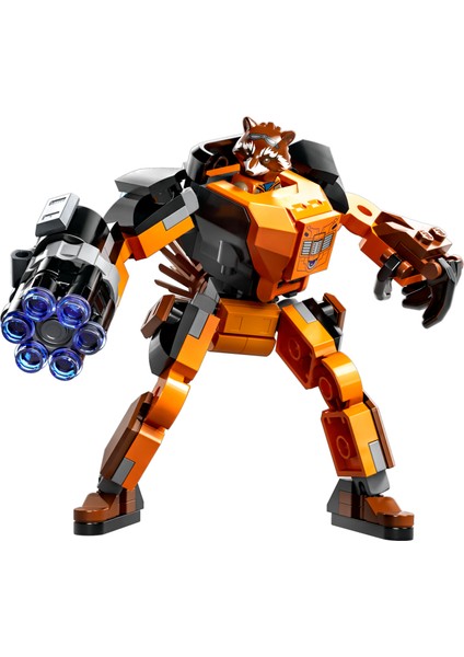 LEGO® Marvel Rocket Robot Zırhı 76243 - 6 Yaş ve Üzeri Çocuklar Için Marvel Studios Galaksinin Koruyucuları Oyuncak Yapım Seti (98 Parça)