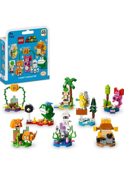 ® Super Mario# Karakter Paketleri # Seri 6 71413 - 7 Yaş ve Üzeri Çocuklar Için Koleksiyonluk Oyuncak Yapım Seti