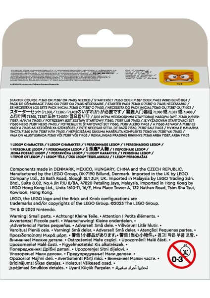 ® Super Mario# Karakter Paketleri # Seri 6 71413 - 7 Yaş ve Üzeri Çocuklar Için Koleksiyonluk Oyuncak Yapım Seti