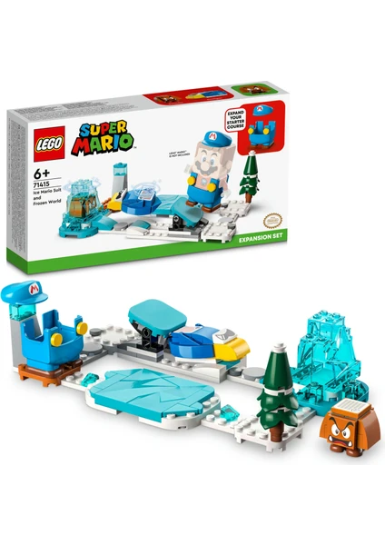 LEGO® Super Mario# Ice Mario Kostümü ve Donmuş Dünya Ek Macera Seti 71415 - 6 Yaş ve Üzeri Çocuklar Için Yaratıcı Oyuncak Yapım Seti (105 Parça)