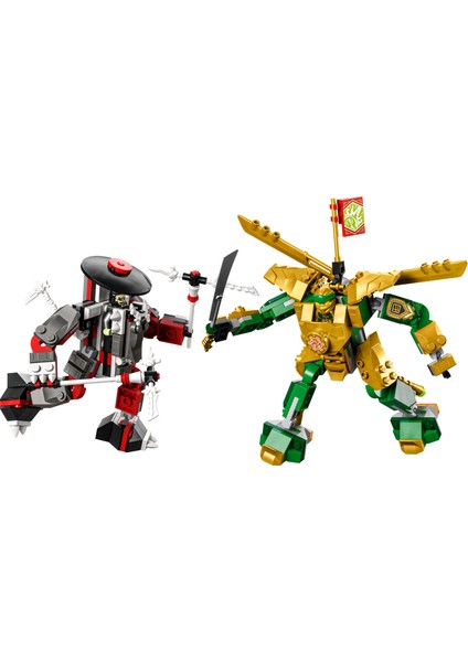 Ninjago Lloyd#un Robot Savaşı Evo 71781 - 6 Yaş ve Üzeri Çocuklar Için Altın Lloyd ve Kemik Savaşçı Içeren Yaratıcı Oyuncak Yapım Seti (223 Parça)