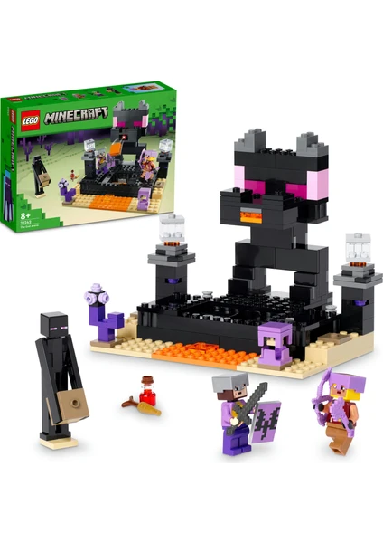 LEGO® Minecraft End Arenası 21242 - 8 Yaş ve Üzeri Çocuklar Için Ender Ejderhalı Oyuncak Yapım Seti (252 Parça)