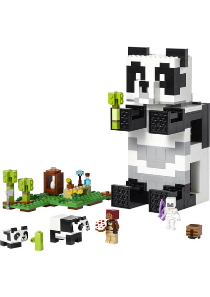 ® Minecraft Panda Barınağı 21245 - 8 Yaş ve Üzeri Çocuklar Için Panda Gibi Görünen ve Hareket Eden Oyuncak Yapım Seti (553 Parça) fiyatları