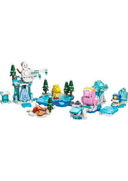 ® Super Mario# Fliprus Kar Macerası Ek Macera Seti 71417 - 7 Yaş ve Üzeri Çocuklar Için Koleksiyonluk Yaratıcı Oyuncak Yapım Seti (567 Parça)