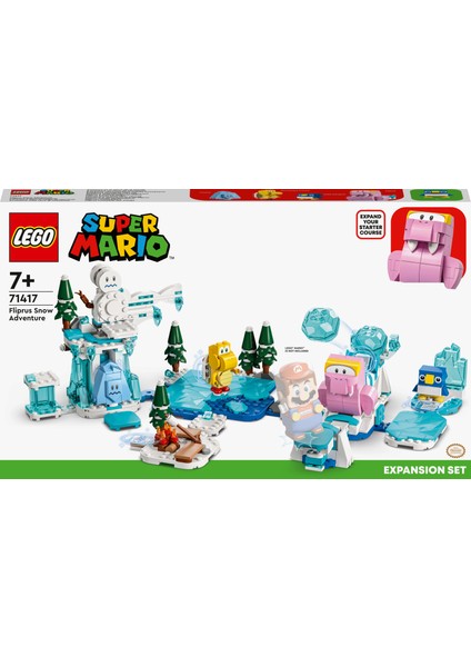 ® Super Mario# Fliprus Kar Macerası Ek Macera Seti 71417 - 7 Yaş ve Üzeri Çocuklar Için Koleksiyonluk Yaratıcı Oyuncak Yapım Seti (567 Parça)