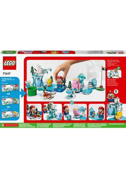 ® Super Mario# Fliprus Kar Macerası Ek Macera Seti 71417 - 7 Yaş ve Üzeri Çocuklar Için Koleksiyonluk Yaratıcı Oyuncak Yapım Seti (567 Parça)