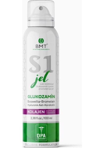 S1 Likit Glukozamin 500 Ml & S1 Masaj Jeli 100 Ml - 2'Li Set