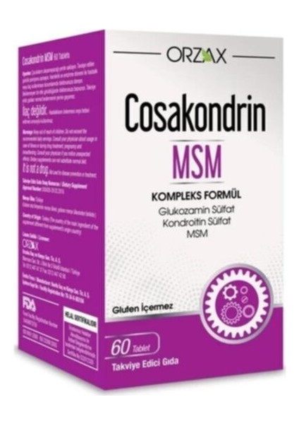Cosakondrin Msm 60 Tablet