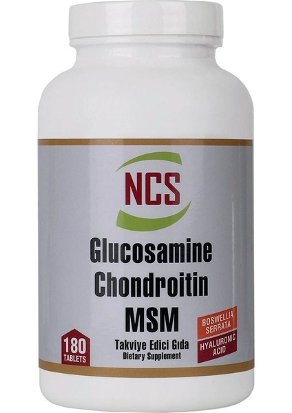 Glucosamine Chondroitin 180 Tablet Msm Hyaluronic Acid