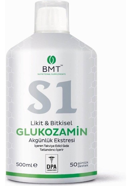 S1 Likit & Bitkisel Glukozamin Akgünlük Eks. 500 Ml