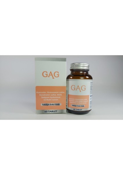 Ilaç Gag (Glukozaminoglukan)-Takviye Edici Gıda-Gag+Kondrotin Sülfat
