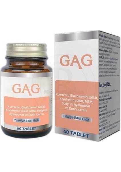 Ilaç Gag (Glukozaminoglukan)-Takviye Edici Gıda-Gag+Kondrotin Sülfat modelleri