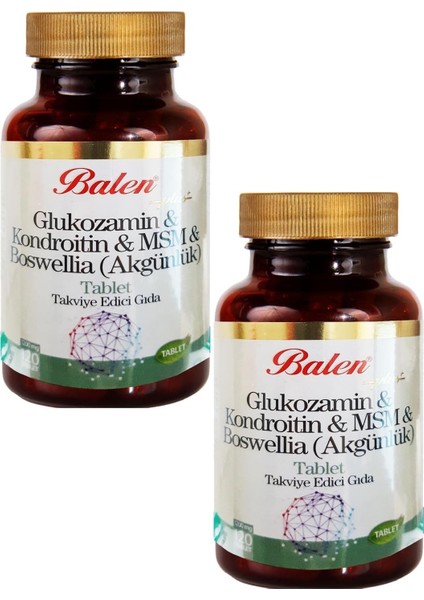 Glukozamin Kondroitin Msm+Boswelia 1200 Mg 120*2 Adet