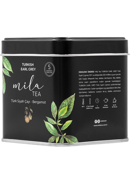 5 Dakika Demleme Türk Siyah Çayı Bergamot 70 gr fiyatları