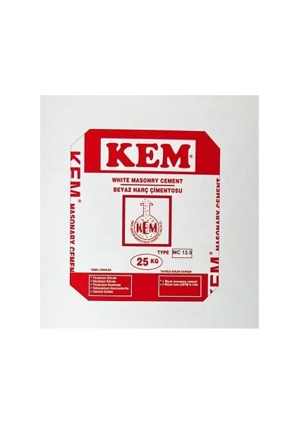 Harç Çimentosu (Mc 12.5) Beyaz
