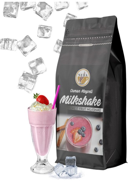 Orman Meyveli Milkshake 1000 gr Içecek Tozu