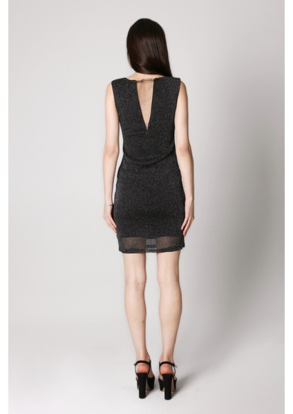 Kadın Simli Kolsuz Mini Elbise fiyatları