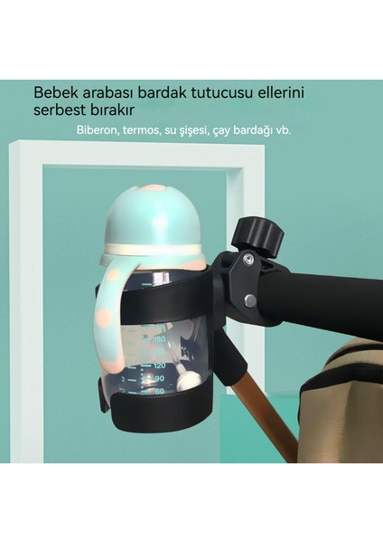 Bebek Arabası Şişe Rafı Bebek Arabası Bisiklet Bebek Arabası Aksesuarları Çok Fonksiyonlu Biberon Bardak Tutucu Cep Telefonu Rafı fiyatları