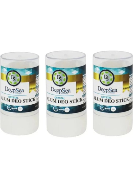 Kristal Doğal Tuz Içeren Roll-On Stick X 3 Adet 60 Gr Uni