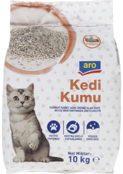 Arofol Aro Bentonit Kedi Kumu 10KG