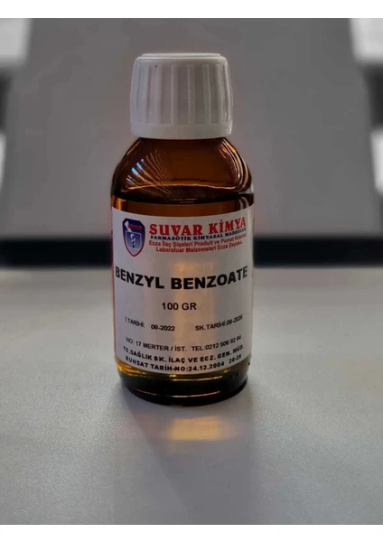 Suvar Kimya Benzil Benzoat 100 gr Benzyl Benzoat 100 gr