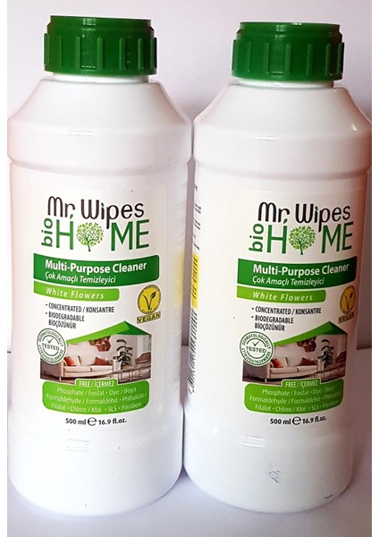 Konsantre Çok Amaçlı Temizleyici 500 ml 2 Adet