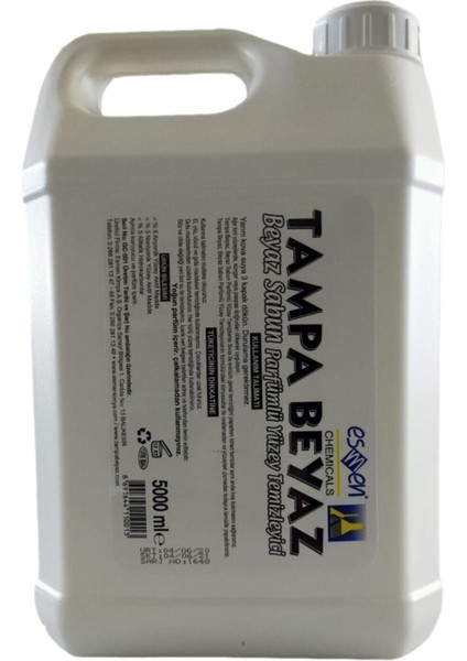 Yüzey Temizleyici Tampa Beyaz Sabun Parfümlü 5  lt