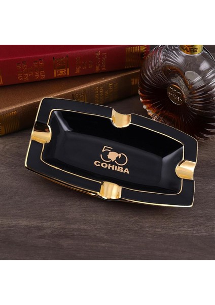 Cohiba 50.yıl Seramik Puro Küllüğü Siyah/gold 4lü fiyatları