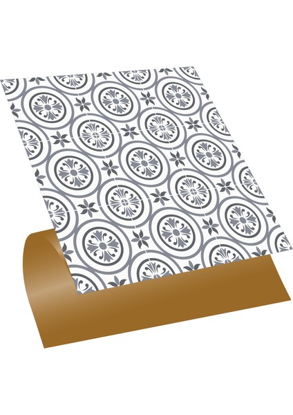 Kendinden Yapışkanlı Geometrik 039 Desenli Pvc Karo 30X30 cm (56 Adet) 5m2