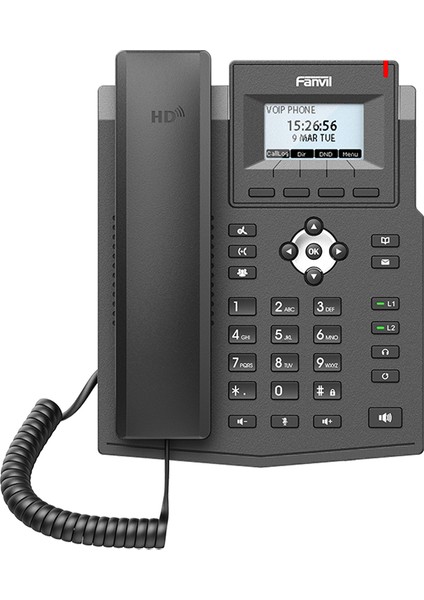 X3S Lite Ip Telefon -Siyah