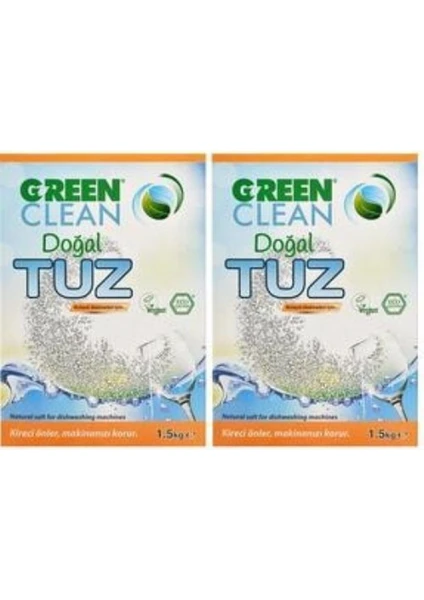 Green Clean Bulaşık Makinası Tuz 1,5 kg 2'li