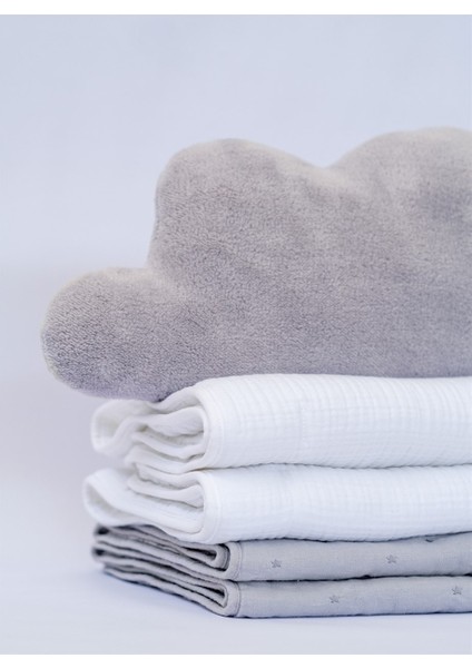 Cloud Peluş Kırlent Açık Gri28x55 modelleri