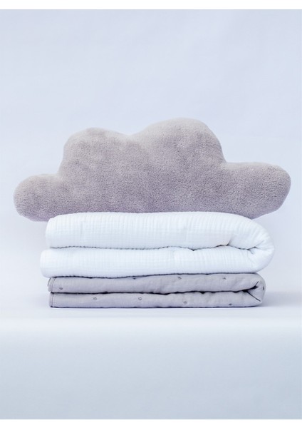 Cloud Peluş Kırlent Açık Gri28x55 fırsatları
