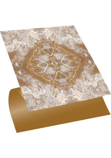 Kendinden Yapışkanlı Silinebilir Mermer 002 Desenli Pvc Karo 30X30 cm (56 Adet) 5m2