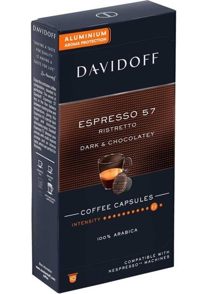 Espresso Rıstretto Dark Chocolatey  Kapsül Kahve 3 x 10'lu