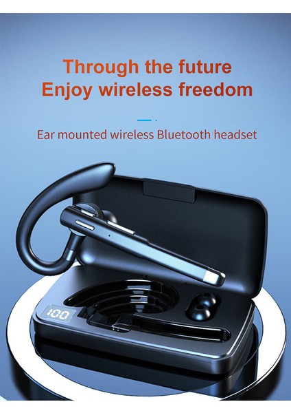 YYK-520 Kulaktan Askılı Bluetooth Iş Kablosuz Kulaklık (Yurt Dışından)