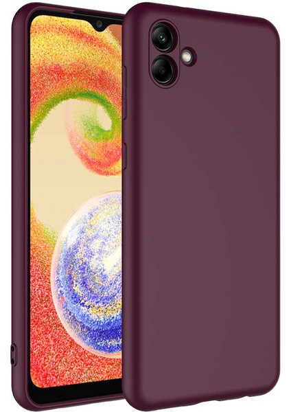 Kılıfshop Samsung Galaxy A04E Kılıf Içi Kadife Silikon + Ekran Koruyucu