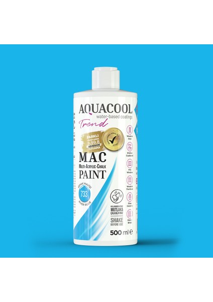 Trend M.a.c Hobi Boyası Su Bazlı Akrilik 500 ml