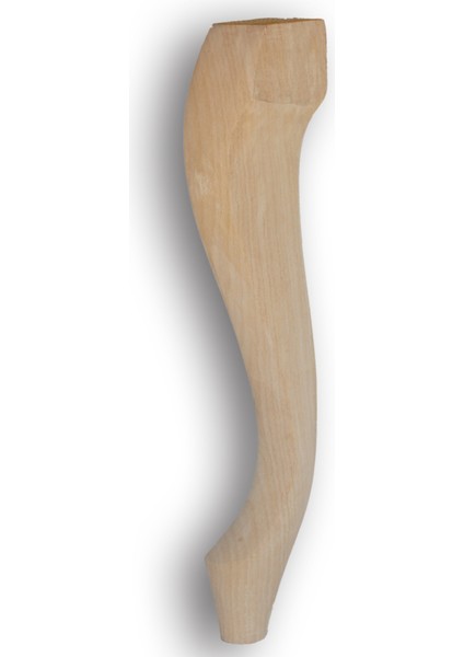 40 x 8,0 x 8,0 cm Kayın Lükens Ayak Kulaksız Ahşap Ayak