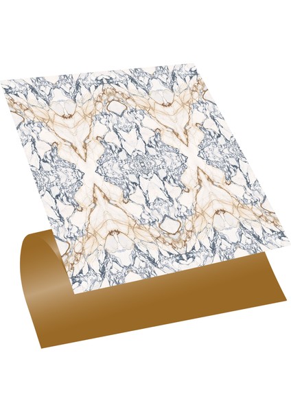Kendinden Yapışkanlı Silinebilir Mermer 005 Desenli Pvc Karo 30X30 cm (56 Adet) 5m2